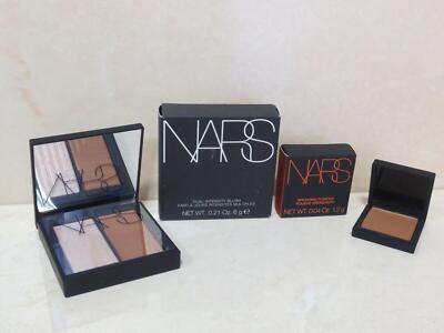 NARS DUAL-INTENSITY BLUSH CRAVING 5504 0.21 OZ & BRONZING POWDER LAGUNA 0.04 OZ