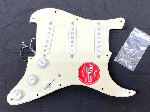 Fender Squier Strat SSS Loaded Aged White Vintage Creme Schlagbrett Pickup Set - Bild 14 von 23