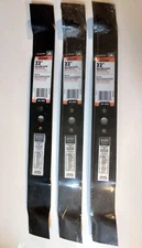 Mulching Blade 3-pack NEW 22"  Round Center Hole for Craftsman Husqvarna 151-402
