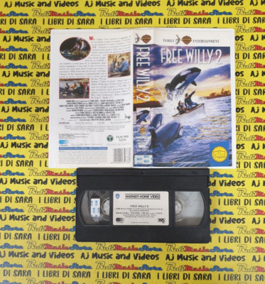 VHS film FREE WILLY 2 1995 jason james richter august schellenberg WARNER (F177)