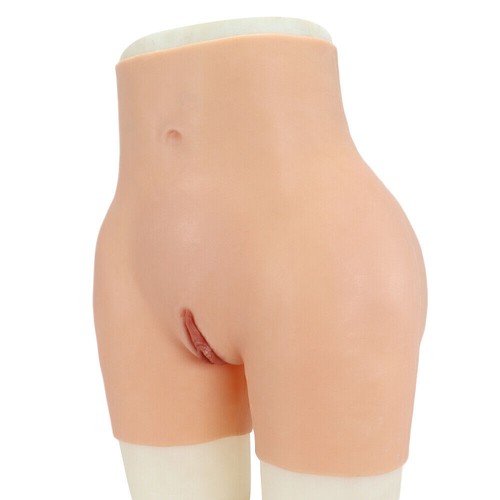 Silicone Fake Vagina Shorts Panty HipShaping Pants For Transgensers Crossdresser - Picture 3 of 16