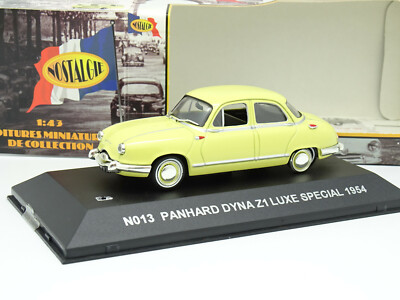 Nostalgie 1/43 Panhard Dyna Z1 Luxe Special 1954 Gelb Modellauto