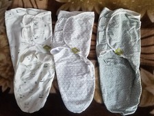 Keababies Soothe Swaddle Wraps 0-3 months Set of 3