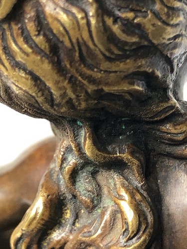 19th Century Girl Carrying Flower Baskets Sculpture Signed Auguste Moreau - Picture 11 of 12