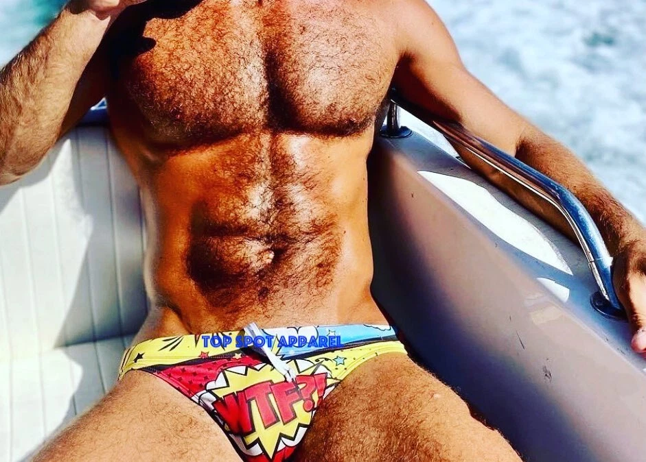Speedo with pouch outlet