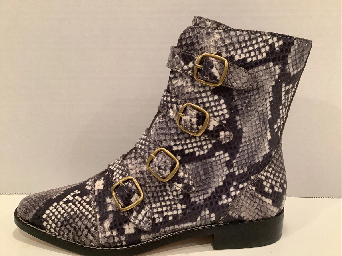 J crew snakeskin clearance boots