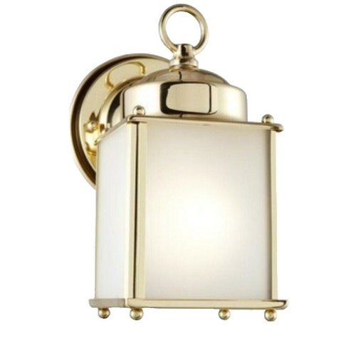 Sea Gull 8458-71 Jamestowne 1-Light, Clear Glass, Antique Bronze