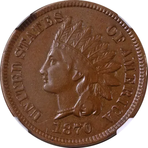1870/18-O Indian Cent DDO FS-101 NGC XF40 BN Superb Eye Appeal