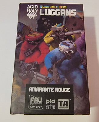 ACID RAIN VIVA LA LOCA LUGGANS AMARANTE ROUGE FAV-SP07 1:18 4'' FIGURE OPENED *US