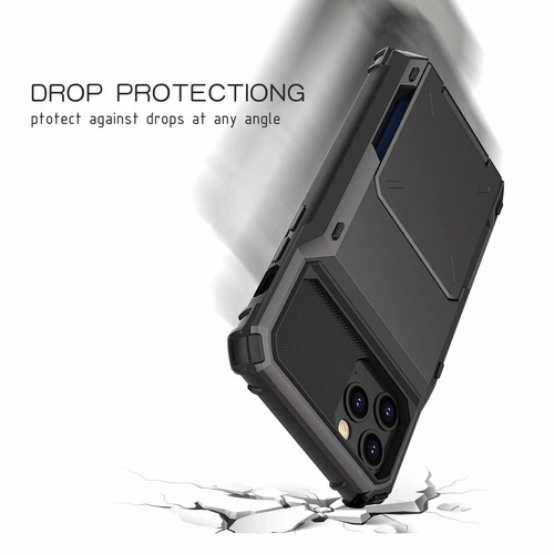 Phone Case For iPhone 6 7 8 plus X XR XS Slim Shockproof Cover with Card Holder - Picture 4 of 17