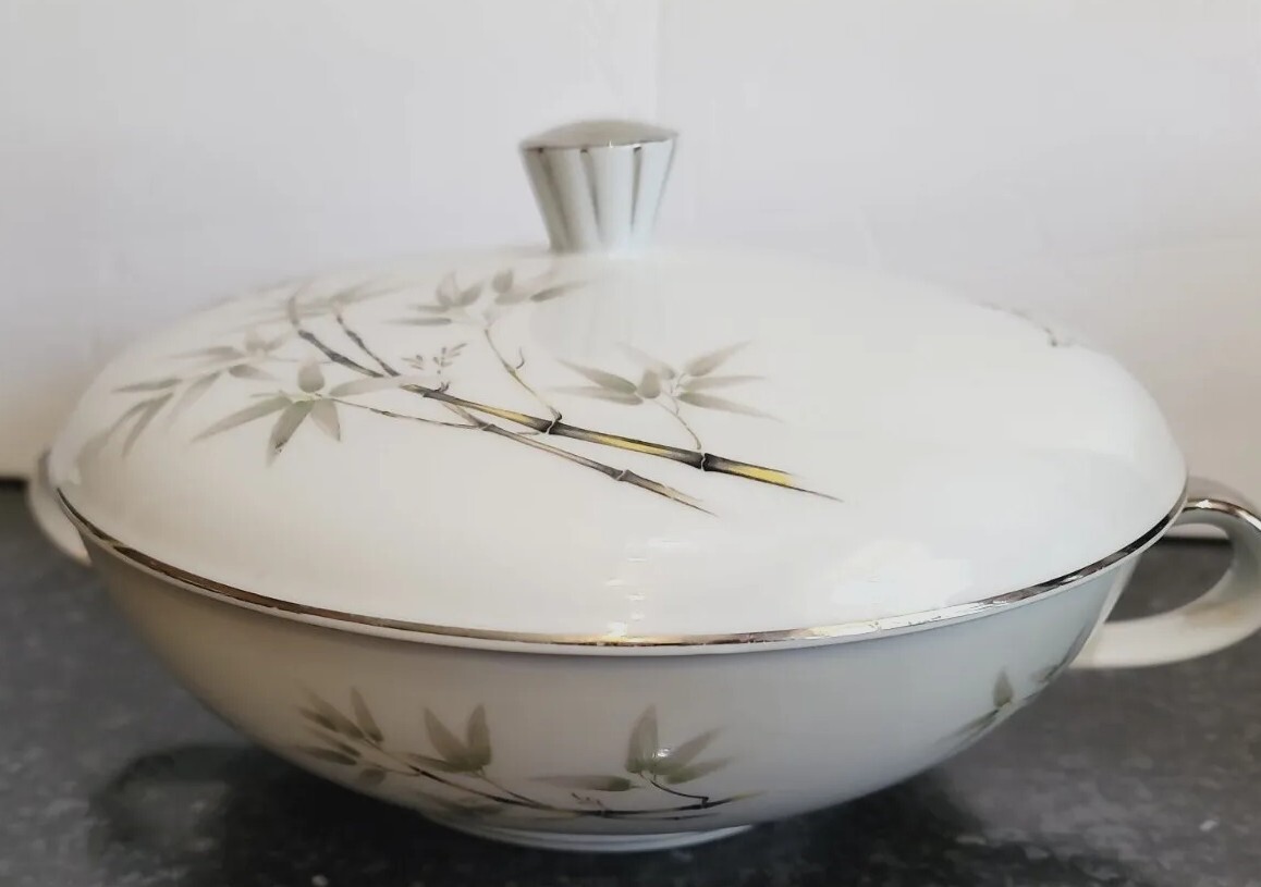 Seyei Fine China Japan Porcelain Bamboo Garden Vegetable