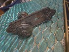 Antique Heavy Door Knob Set + Plates