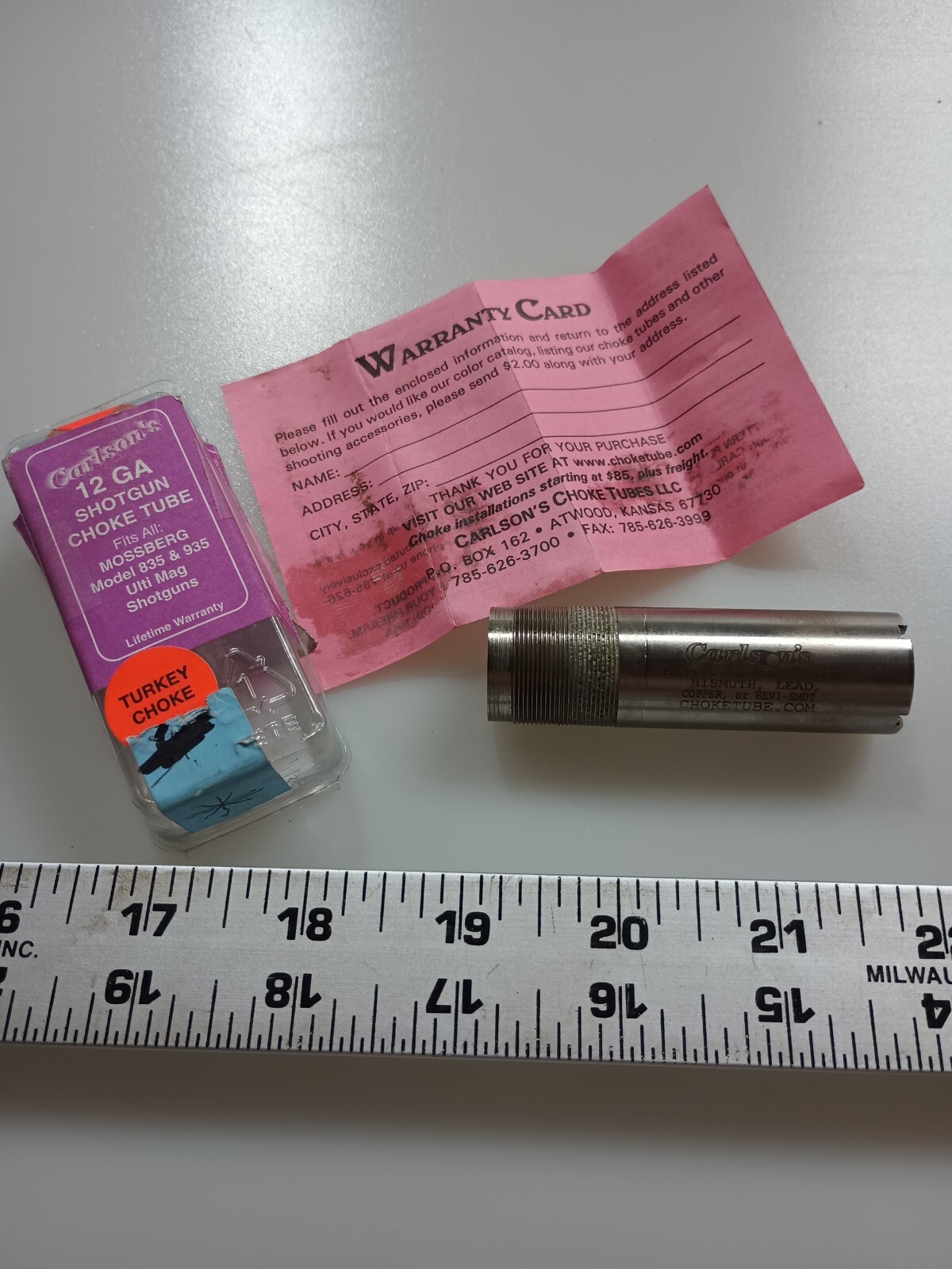 Carlson's Choke Tubes 12 Gauge Mossberg 835/935 Ultimag, Turkey choke