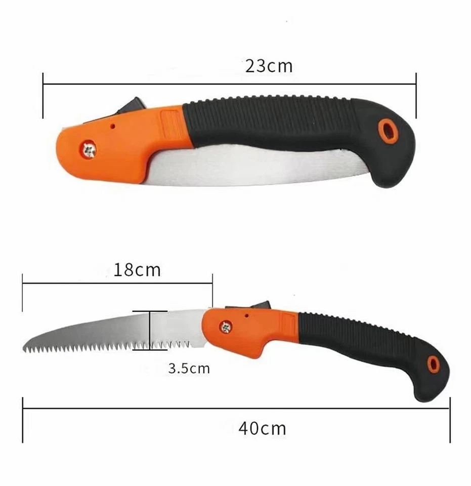 Serra de poda portátil para jardinagem dobrável ferramenta de horticultura para poda de árvores frutíferas - Imagem 2 de 4