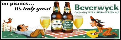 Beverwyck Beer 6'' x 18'' Metal Sign