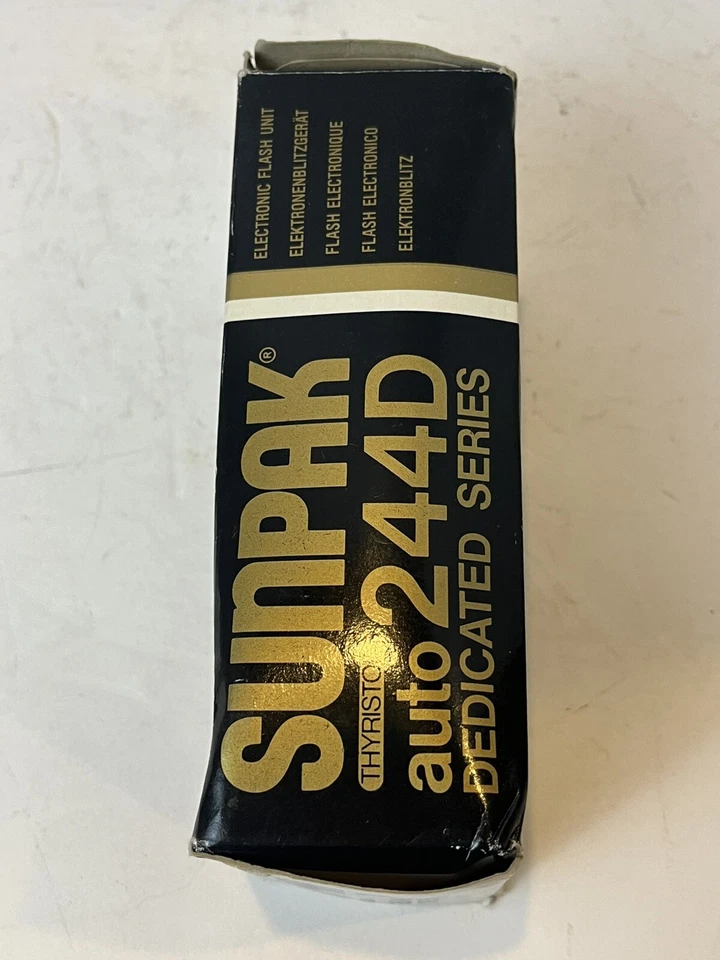 Sunpak Auto Flash 244D with Box And Paperwork Nikon TTL - Image 4 of 4
