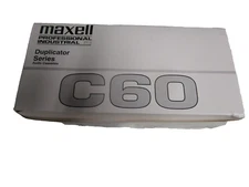 Lot Of 20 Maxell Professional Industrial Duplicator Series C60 Cassette Tapes