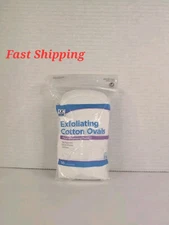 Exfoliating Cotton Ovals Facial Cleansing Pads Soft & Strong Lint Free 50 Count
