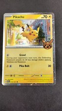 Pikachu Cosmos Holo 018/091 Trucco o Scambio 2024 Carta Pokemon TCG SWIRL A