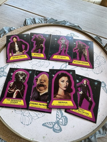 Juego de cartas coleccionables Topps Battlestar Galactica 1978 1-132 + extras - Imagen 2 de 2