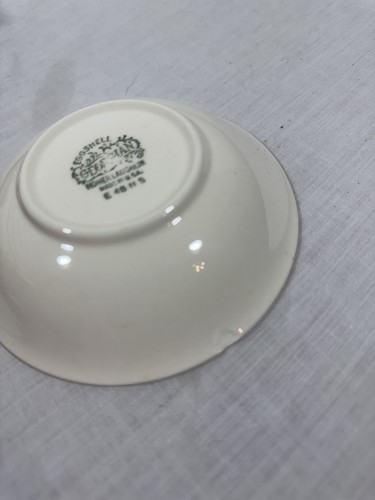 8er Set Homer Laughlin Eierschale Georgian Chateau Blue 5,25" Obst/Dessert/Schalen - Bild 9 von 9