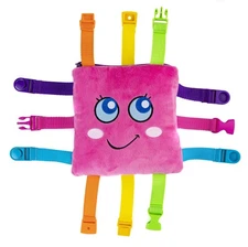 Buckle Toys - Bella Square - Learning Activity Game - Develop Motor Skills and P