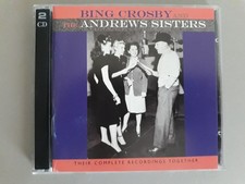 BING CROSBY & ANDREWS SISTERS, Complete Recordings Together 2CD 53 songs M-