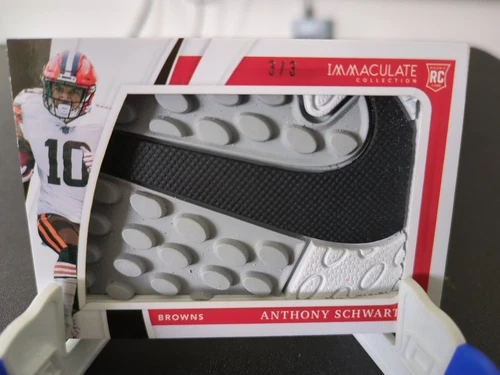 Anthony  Schwartz Rookie Soles 2021 Panini Immaculate PATCH 3 /3 ROOKIE - Picture 1 of 4