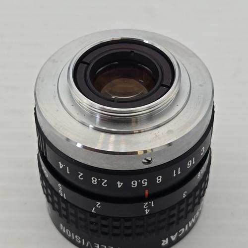 Lente de televisión Cosmicar Pentax 25 mm 1:1,4 como nueva - Imagen 3 de 3