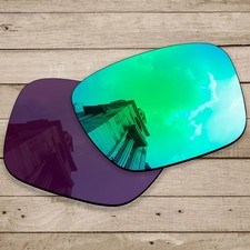 hdhut Anti-Seawater Polarized Replacement Lens for-Oakley Sliver XL Green
