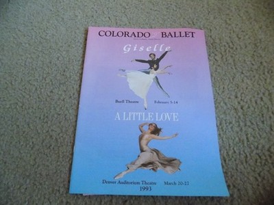 Colorado Ballet Giselle and a Little love!  Ex Condition