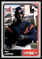 Matt Lawton 2003 Topps Total #427 Indians MLB READ FREE SHIPPING AutographDen