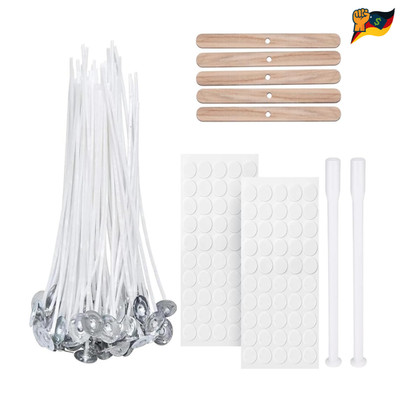 Candle Wicks 100 Stück 10 cm Naturcotton DIY Kerzen
