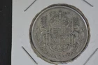 1945 Canadian Silver 50 cent Coin 80% silver content