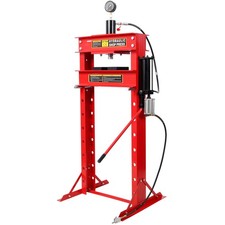 30 Ton Air Hydraulic Shop Press With Gaugeh-frame Garage Floor Adjustable Shop