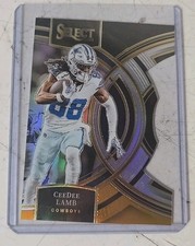 2023 Panini Select - Premier Level CeeDee Lamb #177 Black & Gold Prizm Die-Cut