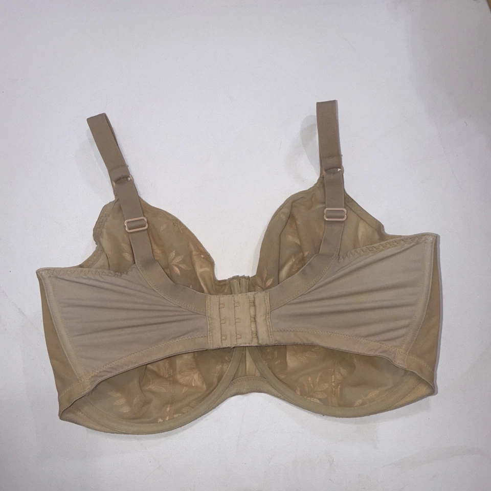 Sujetador Panache Floral Bordado Tango Transparente Desnudo Soporte con Aros Sin Acolchado 36L Foto 2 de 4