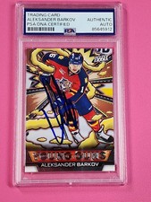 2024-25 Upper Deck #470 Aleksander Barkov Signed Young Guns Renewed Auto PSA