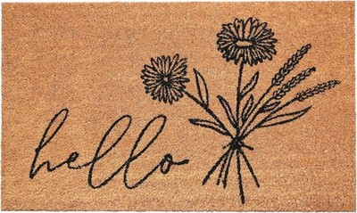 oway Mills 108762448 Wildflower Bouquet Doormat, 24'' x 48''