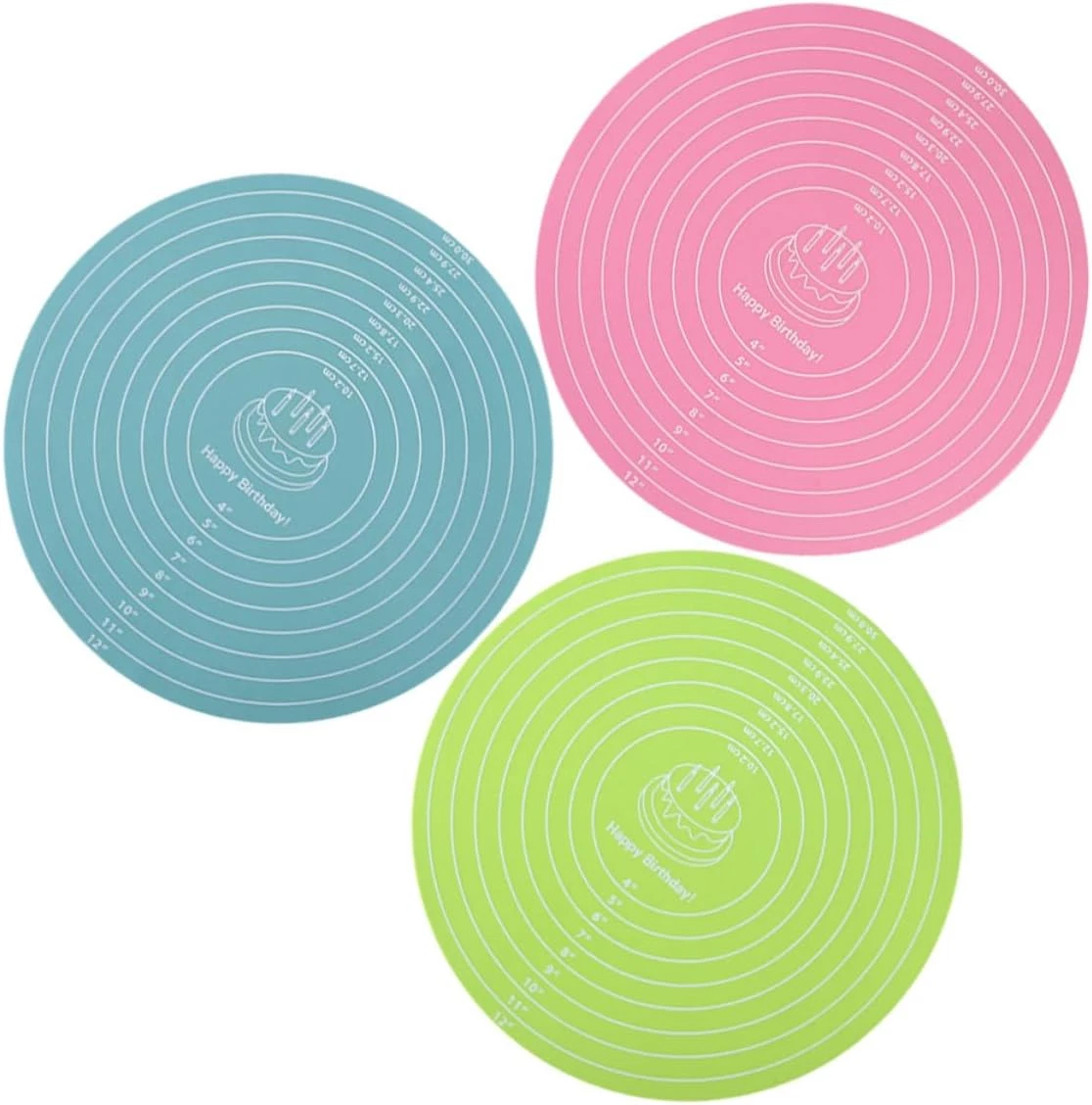 Silicone Baking Mats Non-Slip Dough Rolling Pads with Wear Resistance and Smooth