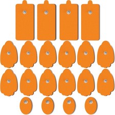20-Pack TENS Unit Replacement Pads Reusable Electrode Gel Pads 3 Sizes