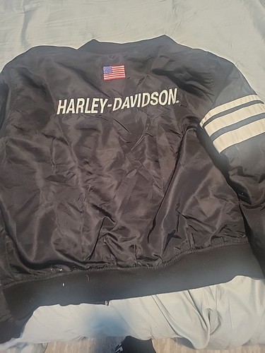 Mens XL Nylon Harley Davidson Jacket - Bild 2 von 3