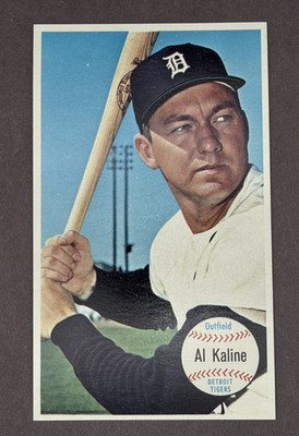 1964 Topps Giant AL KALINE Card Crease-Free No. 12 Detroit Tigers NM-MT