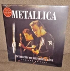 Metallica 2 LP records In The City of Brotherly Love Red Colored Vinyl LIVE