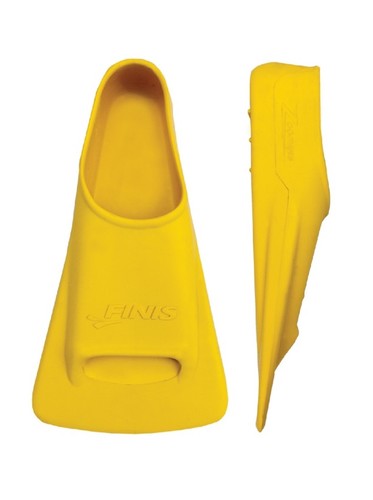 FINIS Zoomers Gold Short Blade Training Fins Side US Male 7.5-8.5/Female 8.5-9.5