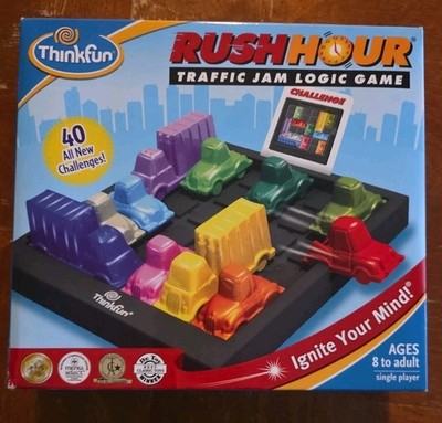 Thinkfun Rush Hour Traffic Jam Logic Game VGC 100% Complete Puzzle Boxed Sealed