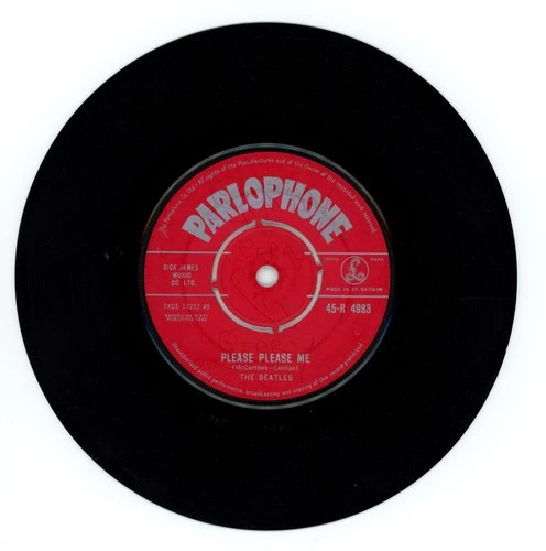 The Beatles Please Please me 1st Uk Press 45RPM Mistake Double Label RARE