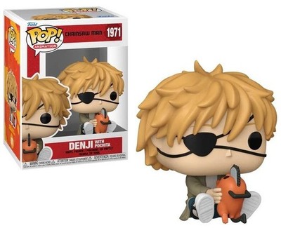 Figur Kettensägenmann - Denji mit Pochita - Pop 10 cm