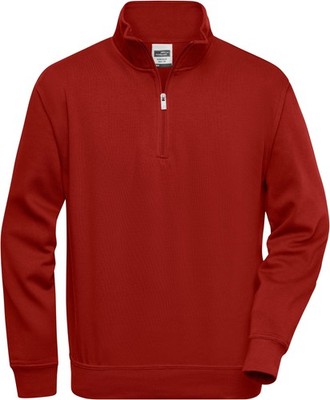 Workwear Half Zip Sweatshirt +Waschbar bis 60 °C | James+Nicholson wird Daiber