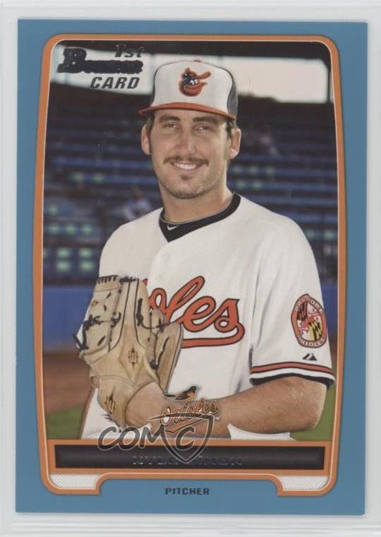 2012 Bowman Prospects Blue 44/500 Kyle Simon #BP56 1i0